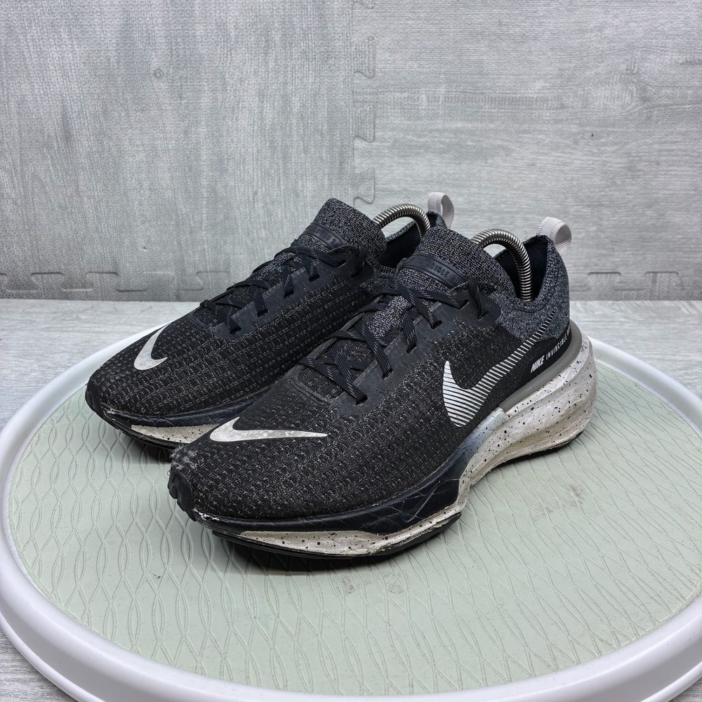 Nike Invincible Run 3 Running Shoes Men 8.5 Black White Flyknit ZoomX DR2615-001